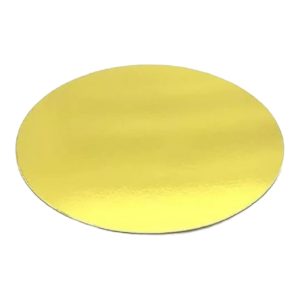Discos Oro Y Plata Borde Liso 25 Cm Venchi