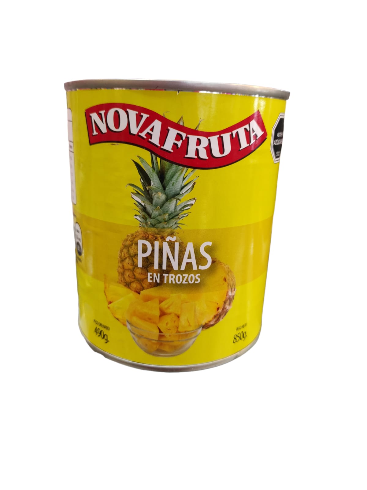 Piña Trozos 830 Grs Novafruta