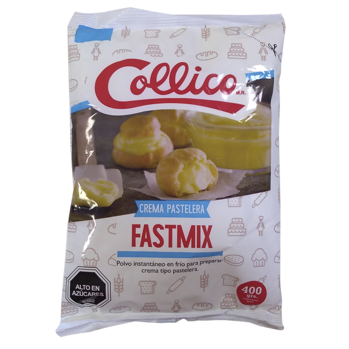 Crema Pastelera Fast-Mix 400 Grs. Collico
