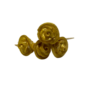 Decoración Rosa Dorada
