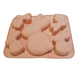 Molde Silicona Conejo, la casa costa, lacasacosta.cl, silicona , pascua de resurrecion, pascua , chocolate , jabon, conejo , rabitt
