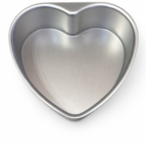 Molde Corazón Aluminio Torta casa costa