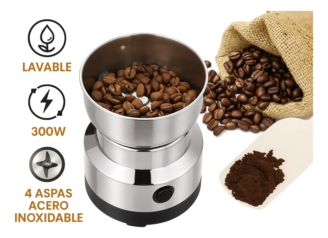 Molino De Granos De Café 300w RAF - la Casa costa